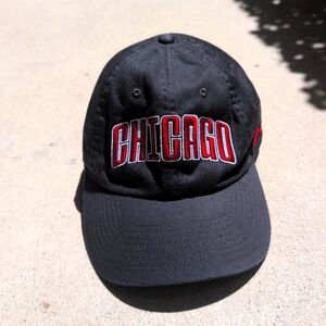 Black Jordan Chicago Baseball Cap NWOT